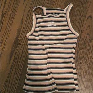 A striped tank top